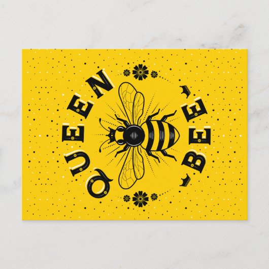 Briefkaart koningin Bee (Voorkant)