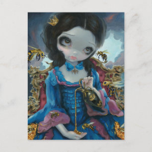 briefkaart "koningin van bijen"