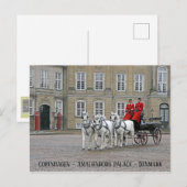 Briefkaart Kopenhagen/Amalienborg Palace! (Voorkant / Achterkant)