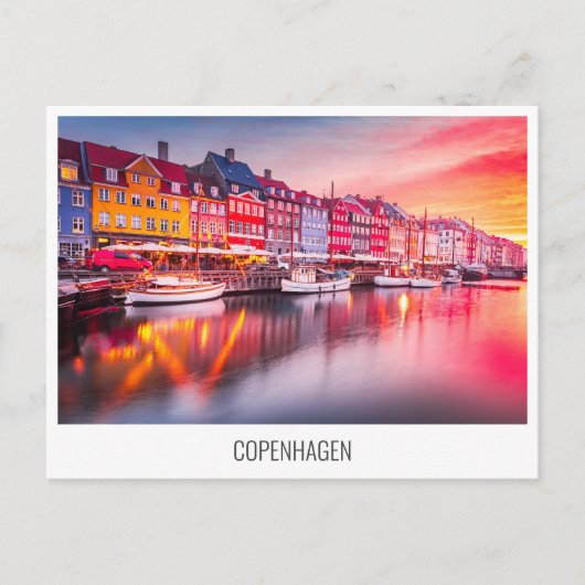 Briefkaart Kopenhagen, Denemarken (Voorkant)
