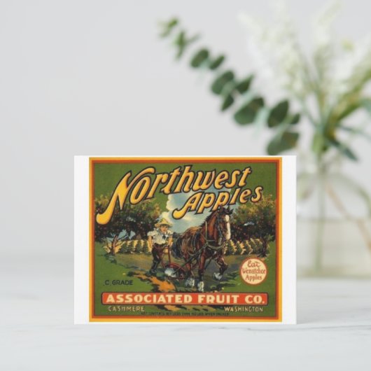 Briefkaart Kratellabel (Staand voorkant)