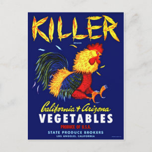 Briefkaart Kratellabel