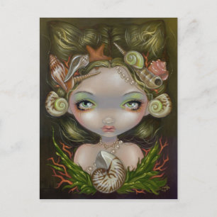 briefkaart "kroon op schelpdieren"