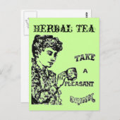 Briefkaart kruidenthee (Voorkant / Achterkant)
