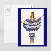Briefkaart-kunst van Mode-Bakst 15 Briefkaart (Voorkant / Achterkant)
