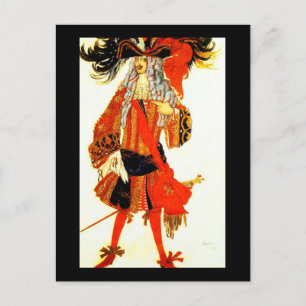 Briefkaart-kunst van Mode-Bakst 18 Briefkaart