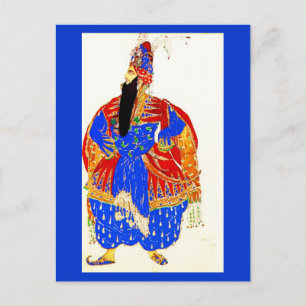 Briefkaart-kunst van Mode-Bakst 35 Briefkaart
