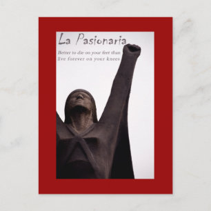 Briefkaart La Pasionaria