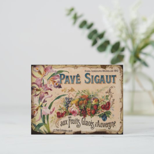 Briefkaart  label (Staand voorkant)