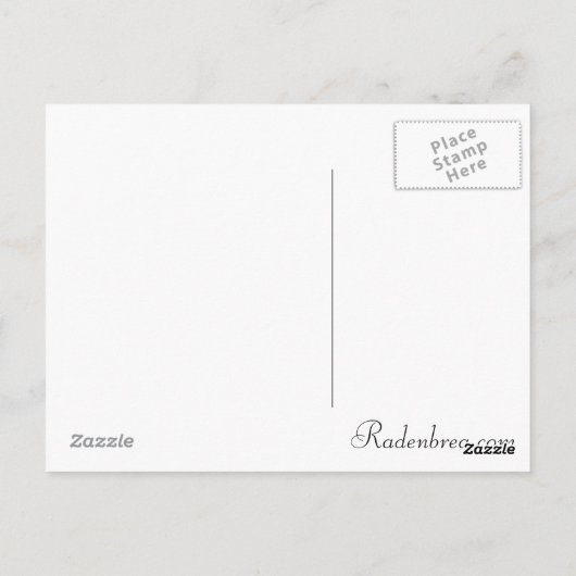 Briefkaart label (Achterkant)