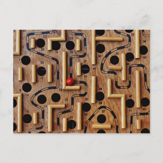 Briefkaart labyrint (Voorkant)