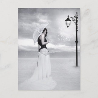 briefkaart "Lady Snowflake"