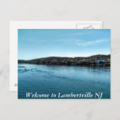 Briefkaart Lambertville (Voorkant / Achterkant)