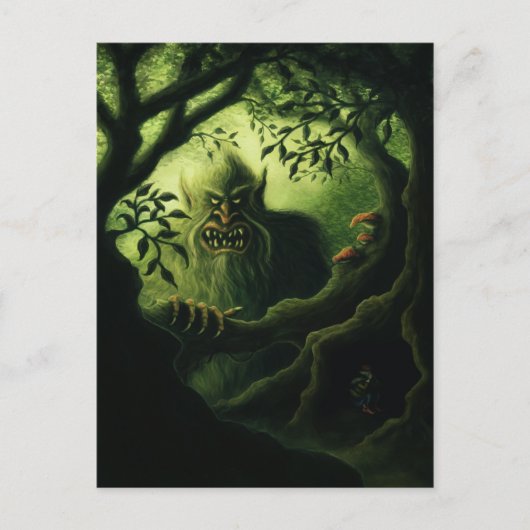 briefkaart land troll (Voorkant)