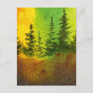 briefkaart Landwegen "Noordelijke Lichten #6"