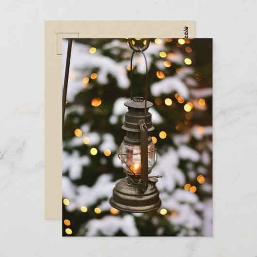 Briefkaart-lantaarn Briefkaart (Voorkant / Achterkant)