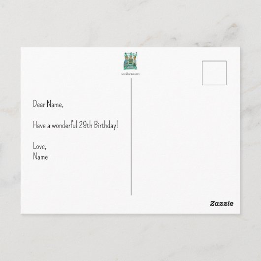 Briefkaart Leeway (Achterkant)