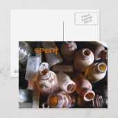 Briefkaart lege flessen (Voorkant / Achterkant)