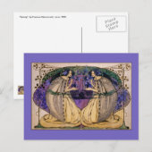 Briefkaart: Lente door Frances Macdonald Briefkaart (Voorkant / Achterkant)