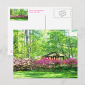 briefkaart, "Lente in de botanische tuin van Toled Briefkaart (Voorkant / Achterkant)