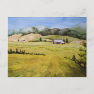 briefkaart "Lentevelden"