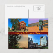 Briefkaart Lewis & Clark Trail (Voorkant / Achterkant)