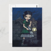 briefkaart "Licht onderweg" (Voorkant / Achterkant)