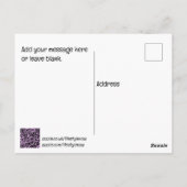 Briefkaart - Lippenstift Urban Street Art (Achterkant)