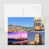 Briefkaart Lissabon-collectie (Voorkant / Achterkant)