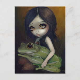 briefkaart "Little Frog Girl"