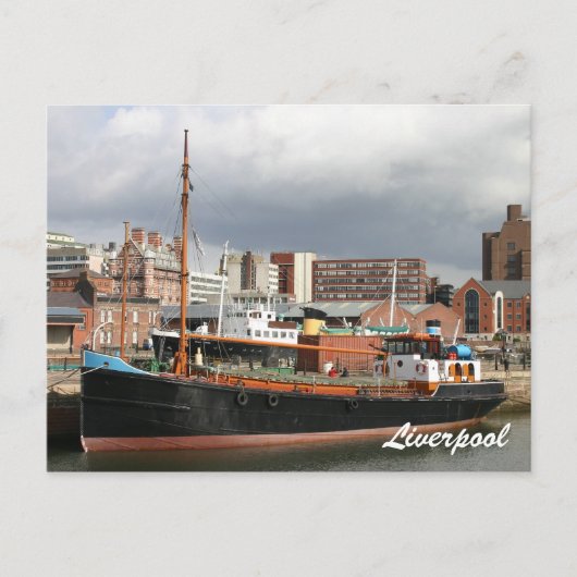 Briefkaart Liverpool (Voorkant)
