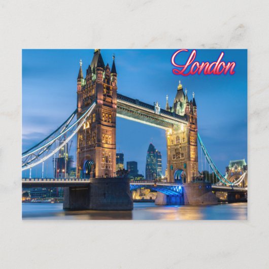 Briefkaart Londen (Voorkant)