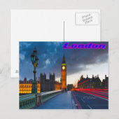 Briefkaart Londen (Voorkant / Achterkant)