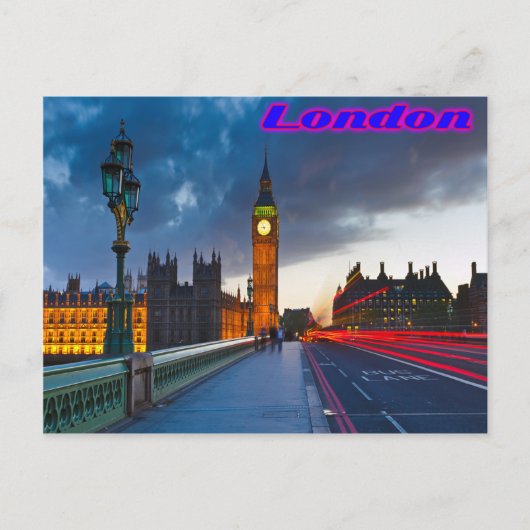 Briefkaart Londen (Voorkant)