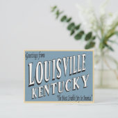 Briefkaart Louisville Kentucky (Staand voorkant)