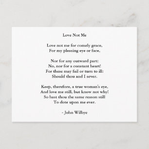 Briefkaart-Love Art-Love Poem 3 Briefkaart