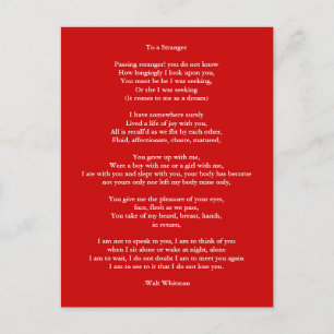 Briefkaart-Love Art-Love Poem 4 Briefkaart