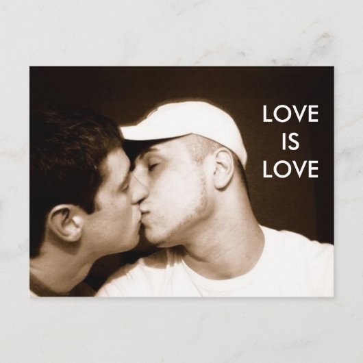 briefkaart 'Love is Love' (Voorkant)