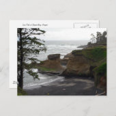 briefkaart "Low Tide at Depoe Bay, Oregon" (Voorkant / Achterkant)