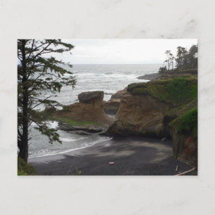 briefkaart "Low Tide at Depoe Bay, Oregon"