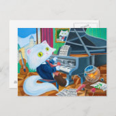 briefkaart "Ludwig van Caathoven" (Voorkant / Achterkant)