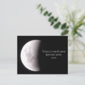 Briefkaart Lunar Eclipse Keepomwille (Staand voorkant)