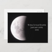 Briefkaart Lunar Eclipse Keepomwille (Voorkant / Achterkant)