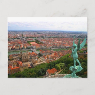 Briefkaart Lyon uit Fourviére, Frankrijk
