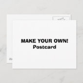 BRIEFKAART - MAAK JE EIGEN! (Voorkant / Achterkant)