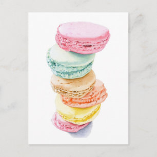 Briefkaart Macarons