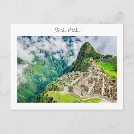 Briefkaart Machu Picchu (Voorkant)