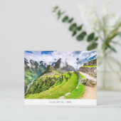 Briefkaart Machu Picchu (Staand voorkant)