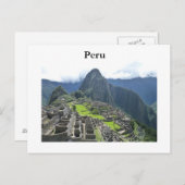 Briefkaart Machu Picchu (Voorkant / Achterkant)