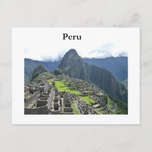 Briefkaart Machu Picchu